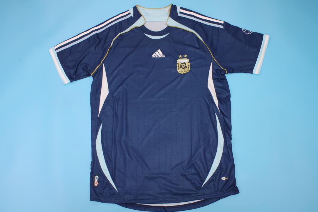AAA Quality Argentina 2006 World Cup Away Soccer Jersey